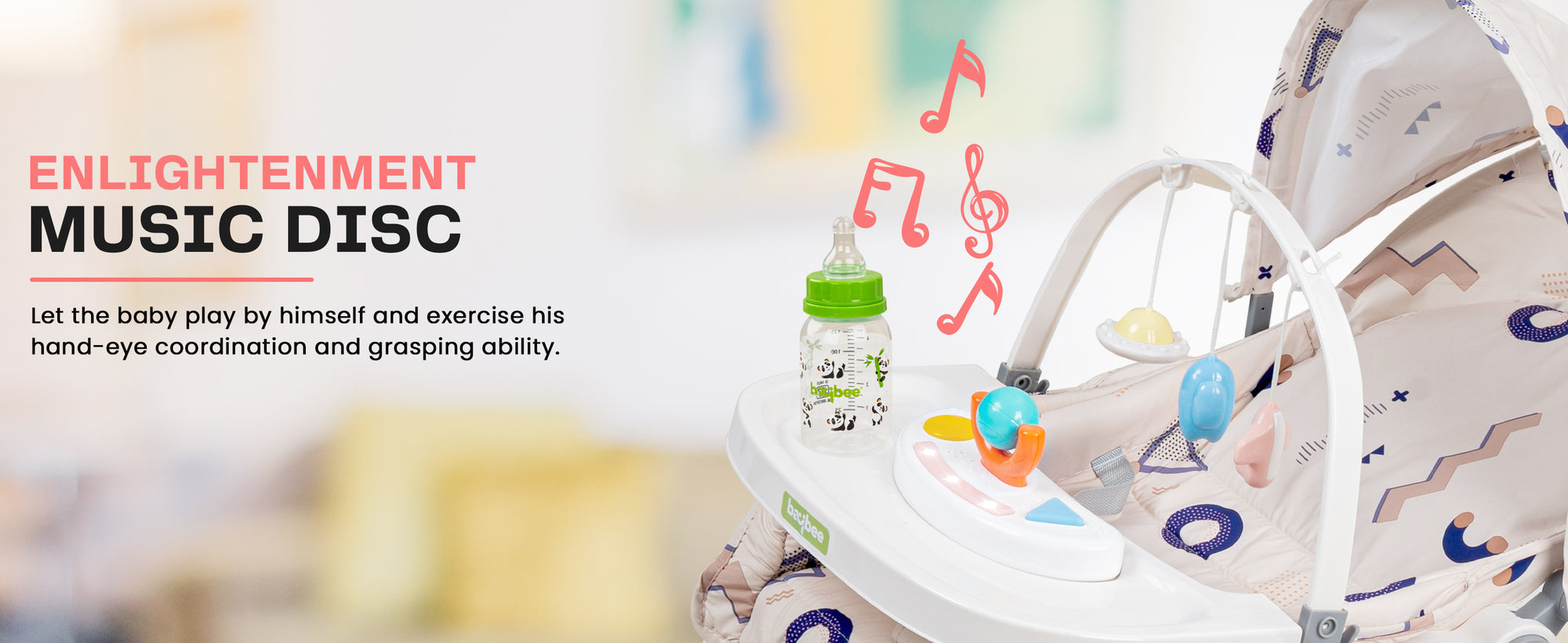 Baybee 5 in 1 Baby Rocking Chair for Kids — slide 2
