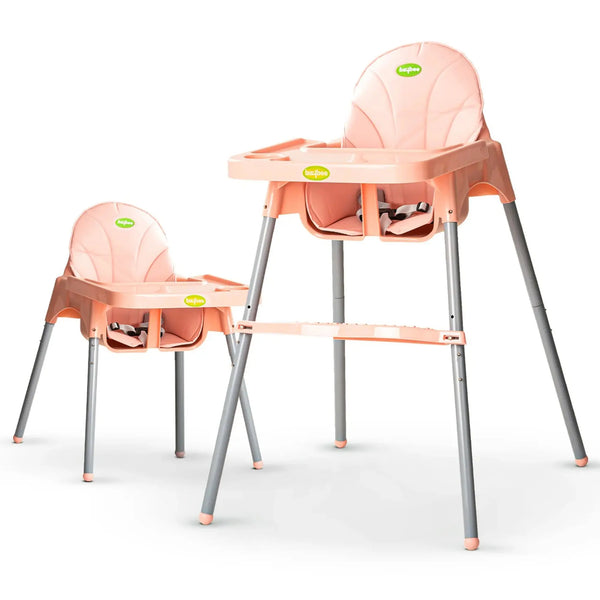 Baybee Clento 2 in 1 Baby High Chair for Kids with 2 Height Adjustable, 3 Point Safety Belt