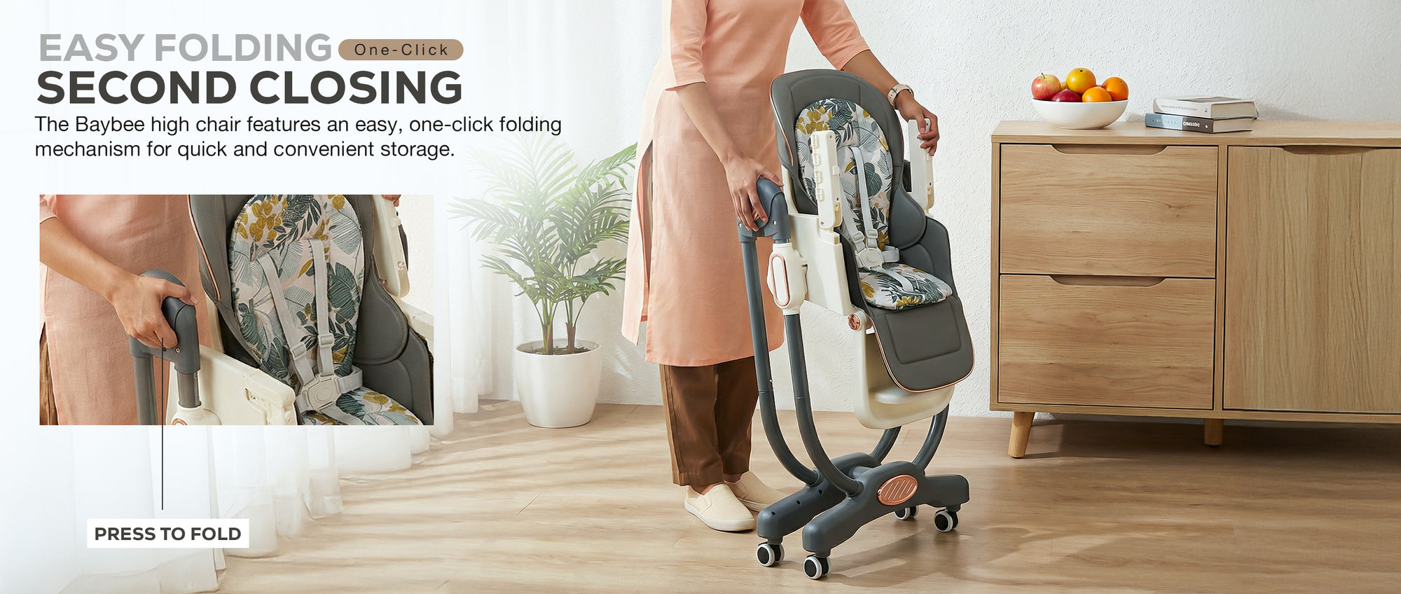 Baybee Tropihigh 4-in-1 High Chair — slide 2