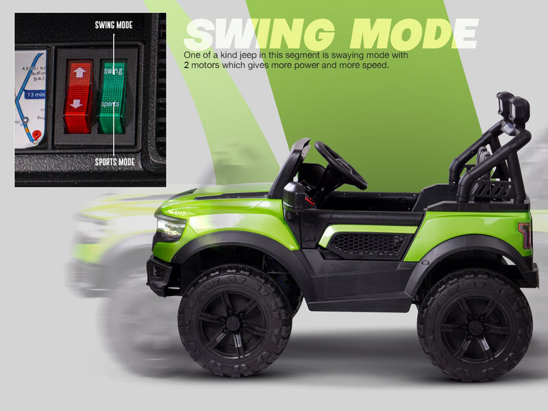 Baybee Run 4X4 Kids Battery Operated Jeep for Kids  (Painted) — slide 1