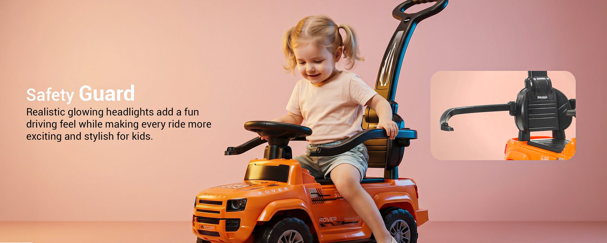 Baybee Rover Baby Ride on Car for Kids Push Rideons Toys Car — slide 1