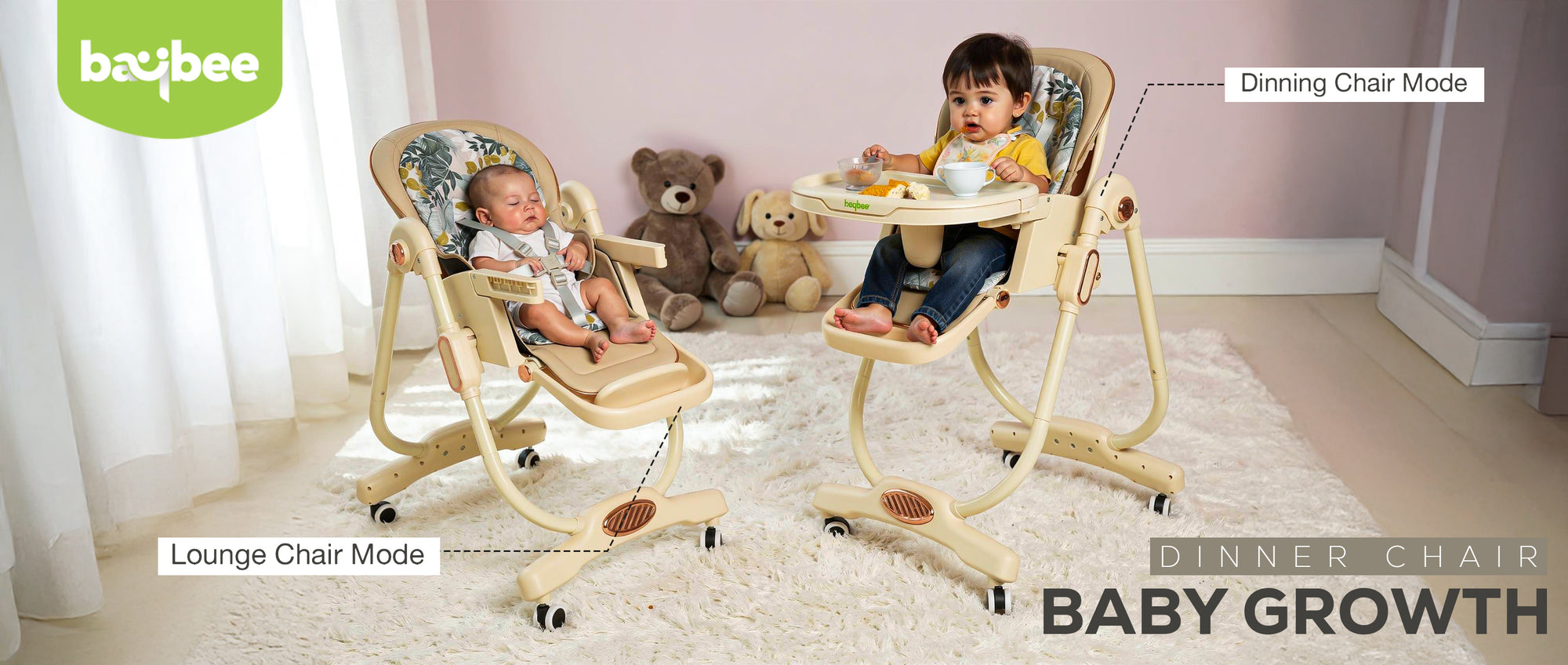 Baybee Tropihigh 4-in-1 High Chair — slide 1