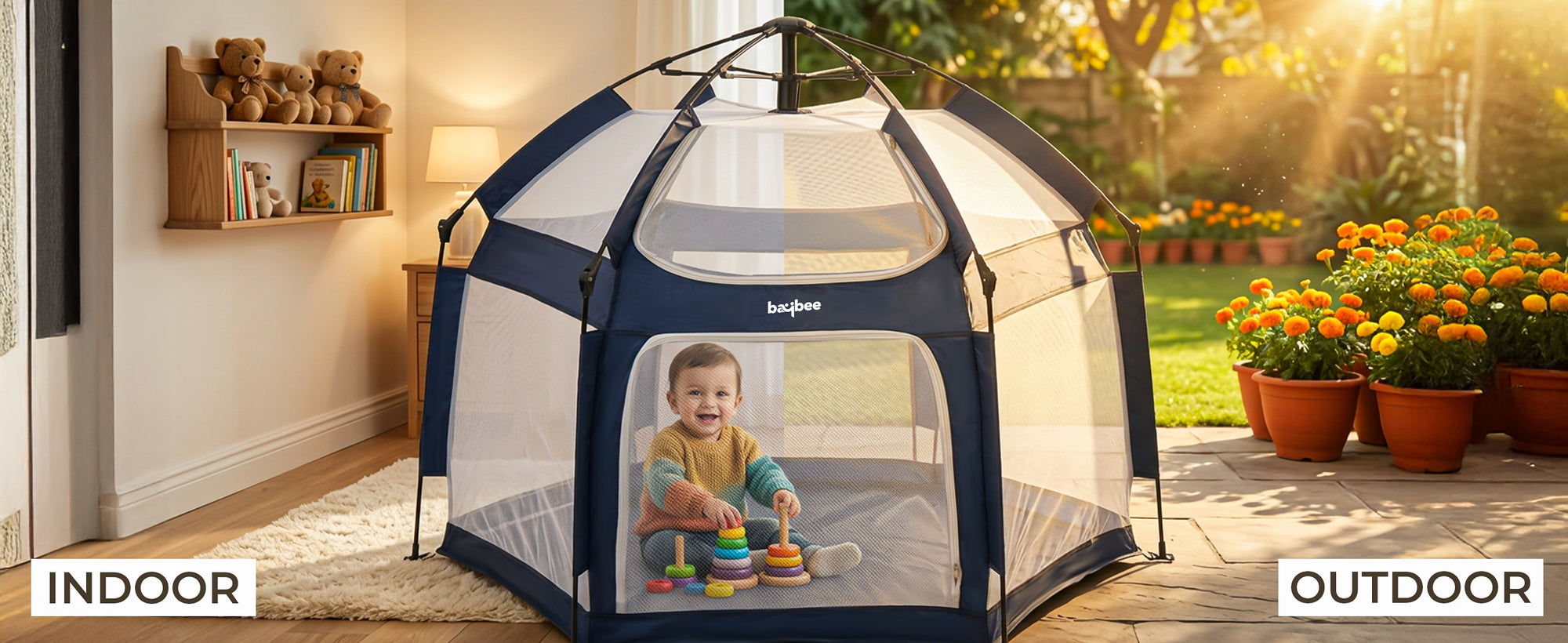 Baybee JoyNest Kids Playpen for Babies — slide 2