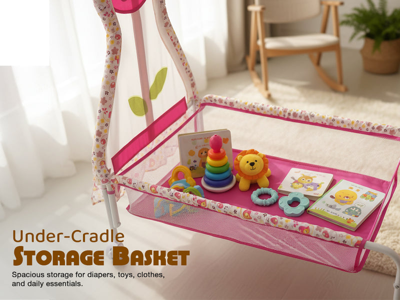 Baybee Baby Swing Cradle with Mosquito Net Infant Jhula & Palna for Newborns — slide 1