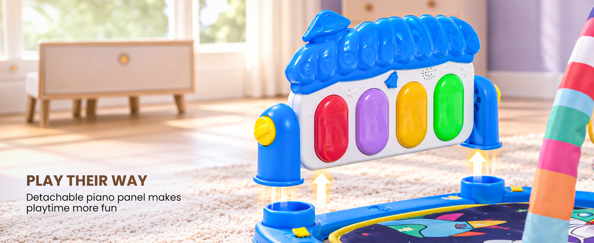 Baybee 2 in 1 Play Gym for Babies Baby Play Mat with Music & Lights — slide 2