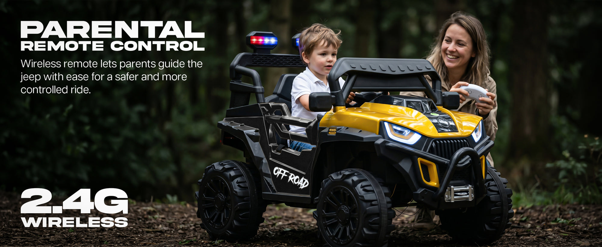 Baybee Roger Rechargeable Battery Operated Jeep for Kids — slide 3