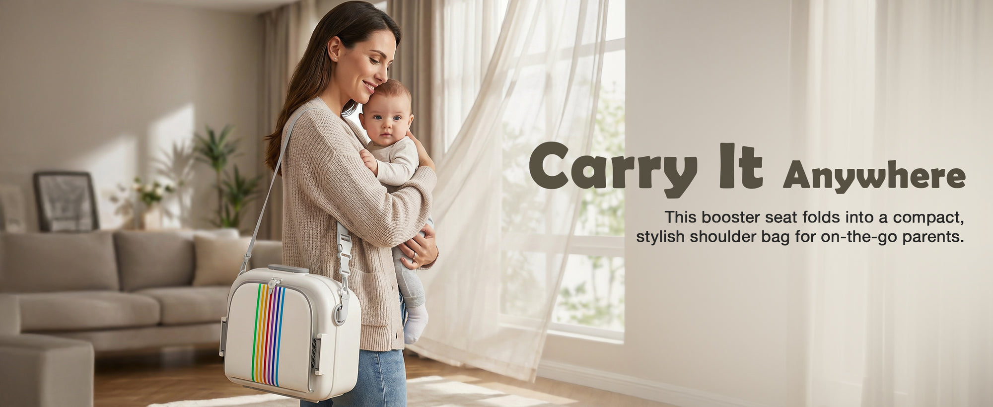 Baybee Liftzy Portable Booster Chair for Kids, Travel-Friendly — slide 1