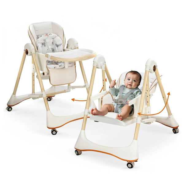 Baybee Nivio Convertible 3-in-1 Baby High Chair for Kids