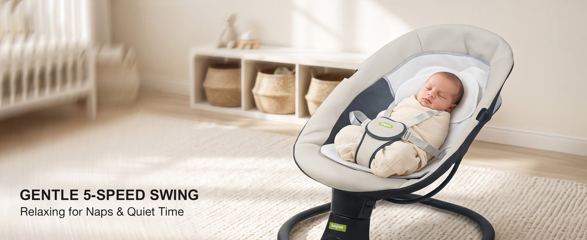 Baybee Automatic Baby Swing Cradle with Removable Padded — slide 3