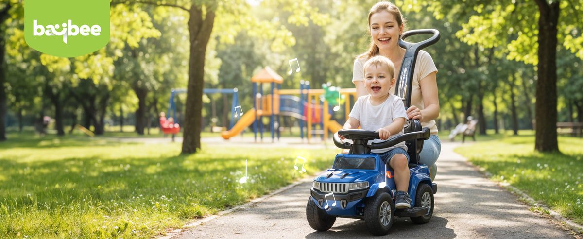 Baybee Speedy Pro Ride on Cars for Kids Portable Baby Push Rideons — slide 1
