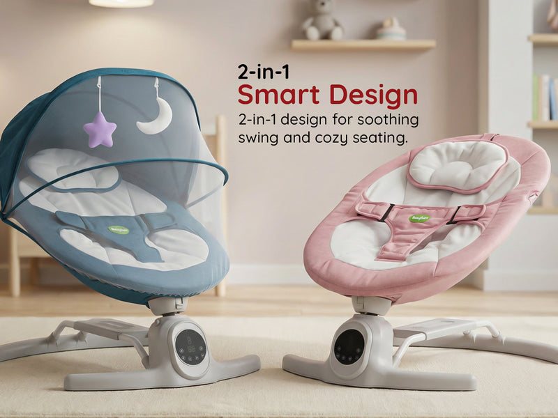 Baybee Wobbles Baby Cradle and Swing Automatic Electric Swing for Baby — slide 3