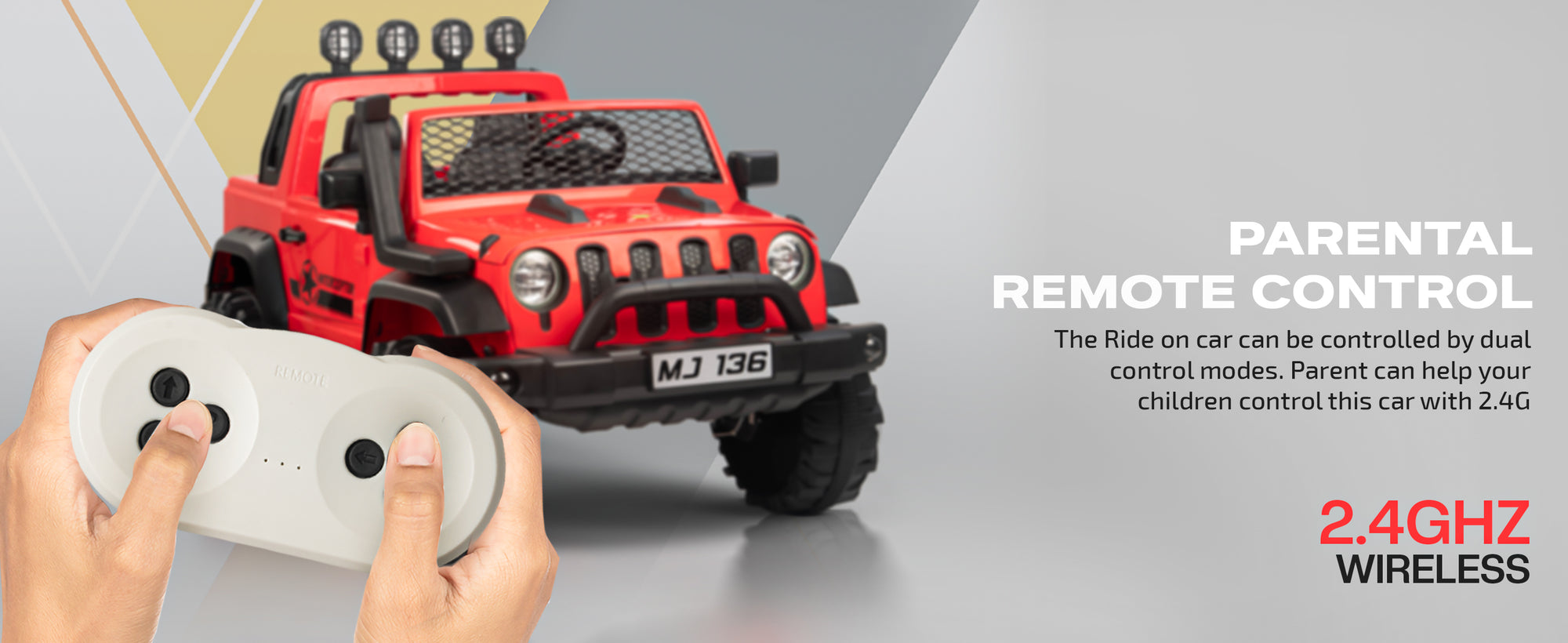 Baybee Atom Rechargeable Battery Operated Jeep for Kids — slide 1