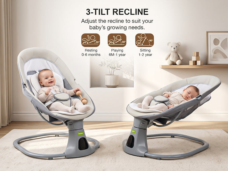 Baybee Automatic Baby Swing Cradle with Removable Padded — slide 1