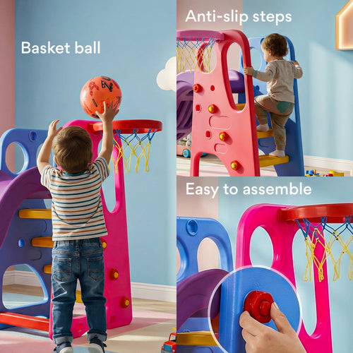 Baybee Grand Folding Slide Plastic Play Slide Climber with Score Keeper - Baybee India