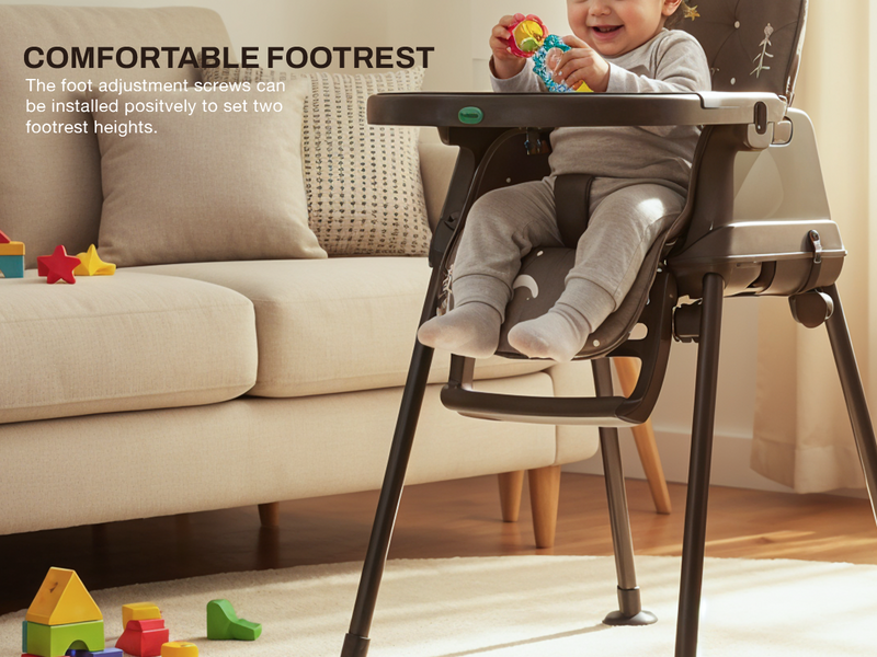 Baybee 4 in 1 Convertible High Chair for Kids Foldable Baby Feeding Chair — slide 2