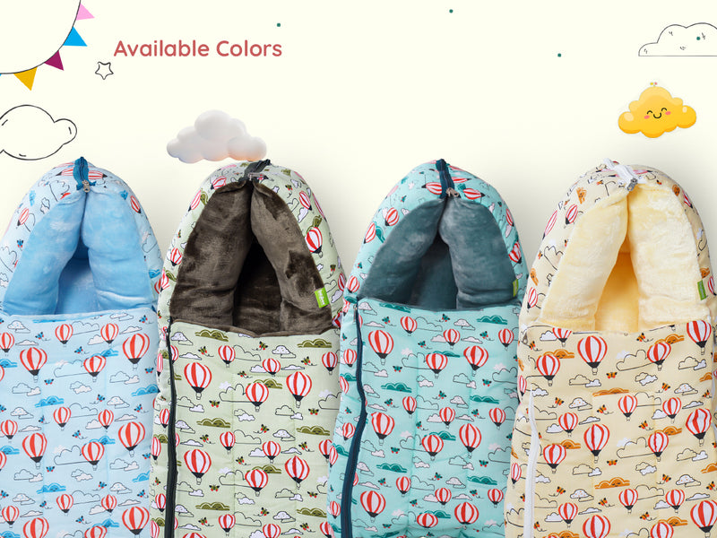 Baybee 3 in 1 Velvet Cotton Baby Bed Carry Bed — slide 1