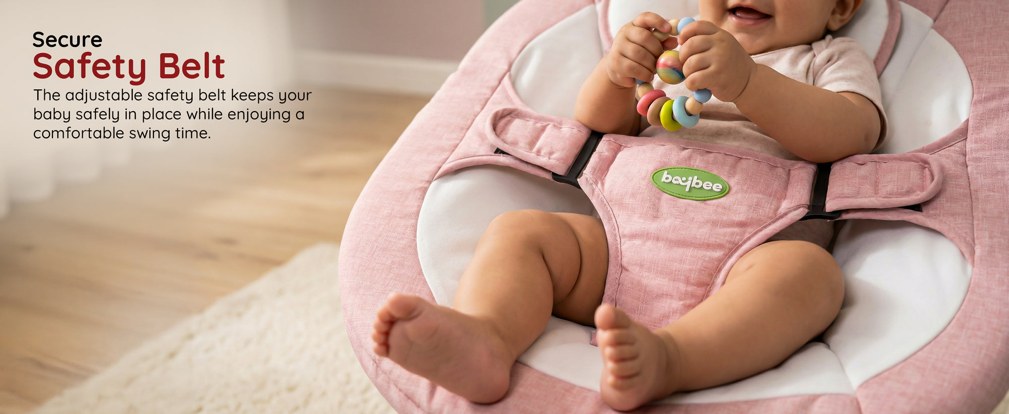 Baybee Wobbles Baby Cradle and Swing Automatic Electric Swing for Baby — slide 1