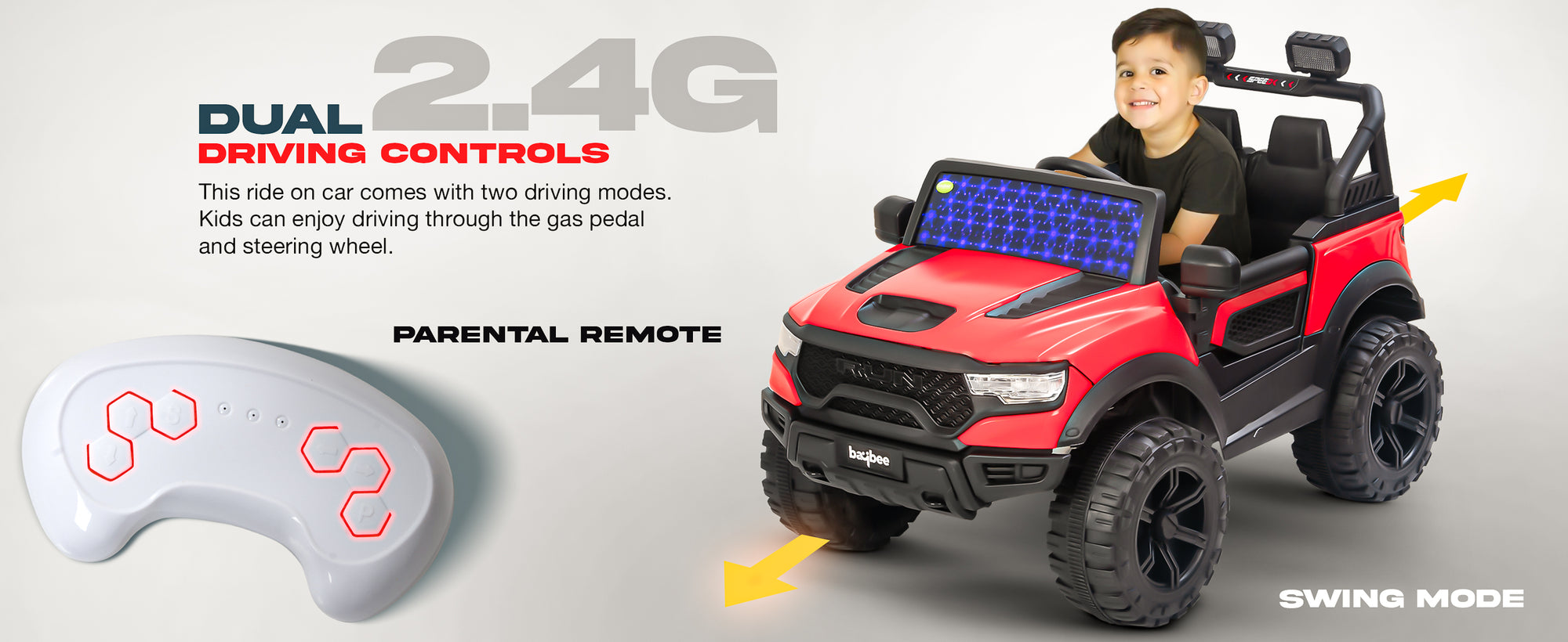 Baybee Run 2X2 Kids Battery Operated Jeep for Kids — slide 2