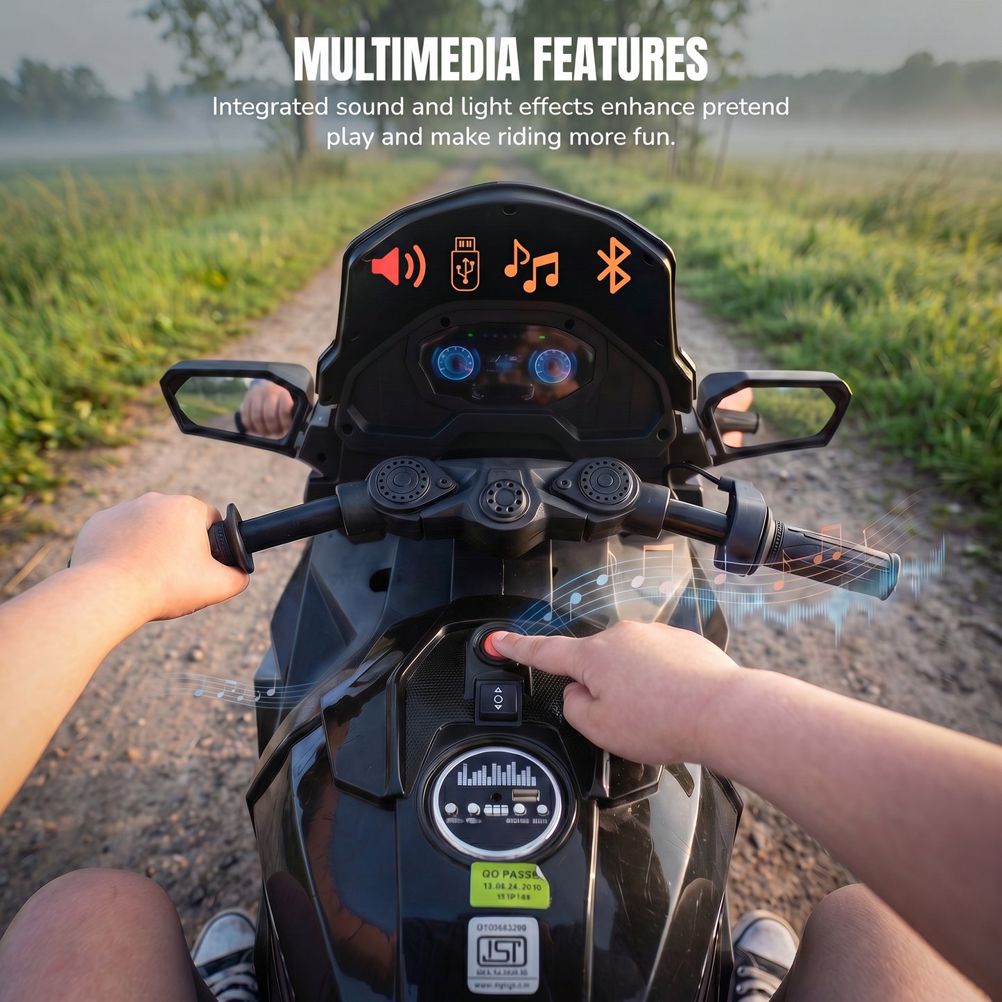 Baybee BoltX Electric Bike for Kids