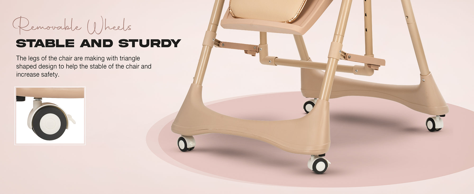 Baybee Nivio Convertible 3-in-1 Baby High Chair for Kids — slide 2