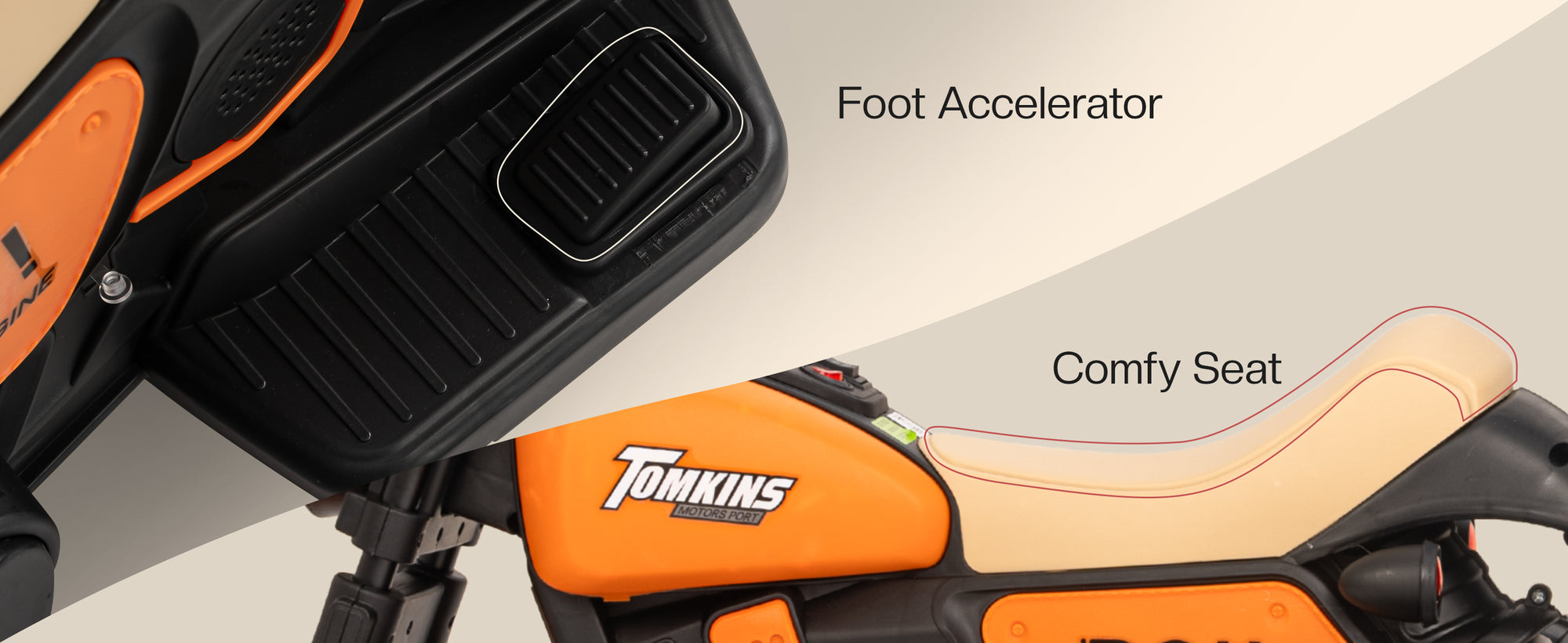 Baybee Cruzer Electric Bike for Kids with Foot Accelerator & Music — slide 1
