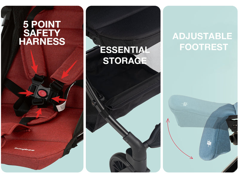 Baybee Infant Baby Pram Stroller for Newborn — slide 2