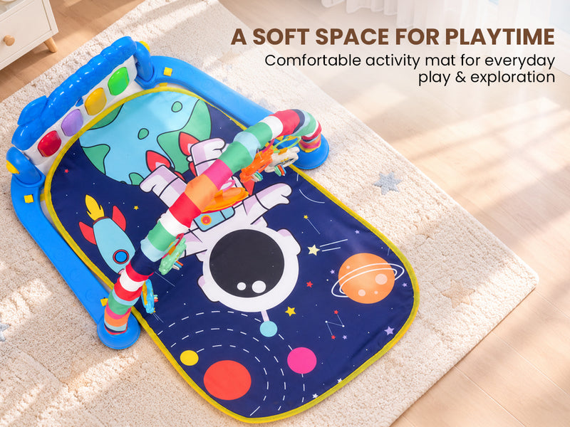 Baybee 2 in 1 Play Gym for Babies Baby Play Mat with Music & Lights — slide 1