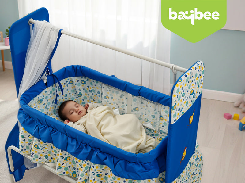 Baybee Baby Swing Cradle for Newborn Babies with Mosquito Net, Infant Jhula, Palna for Kids — slide 1