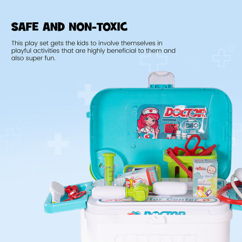 Baybee Doctor Play Set with Suitcase & Portable Pretend Play,Little Doctor Set Toys for Kids BAYBEE
