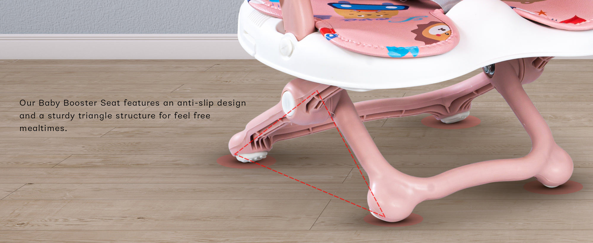 Baybee Buzzyseat TinyThrone Portable Booster Chair for Baby — slide 1