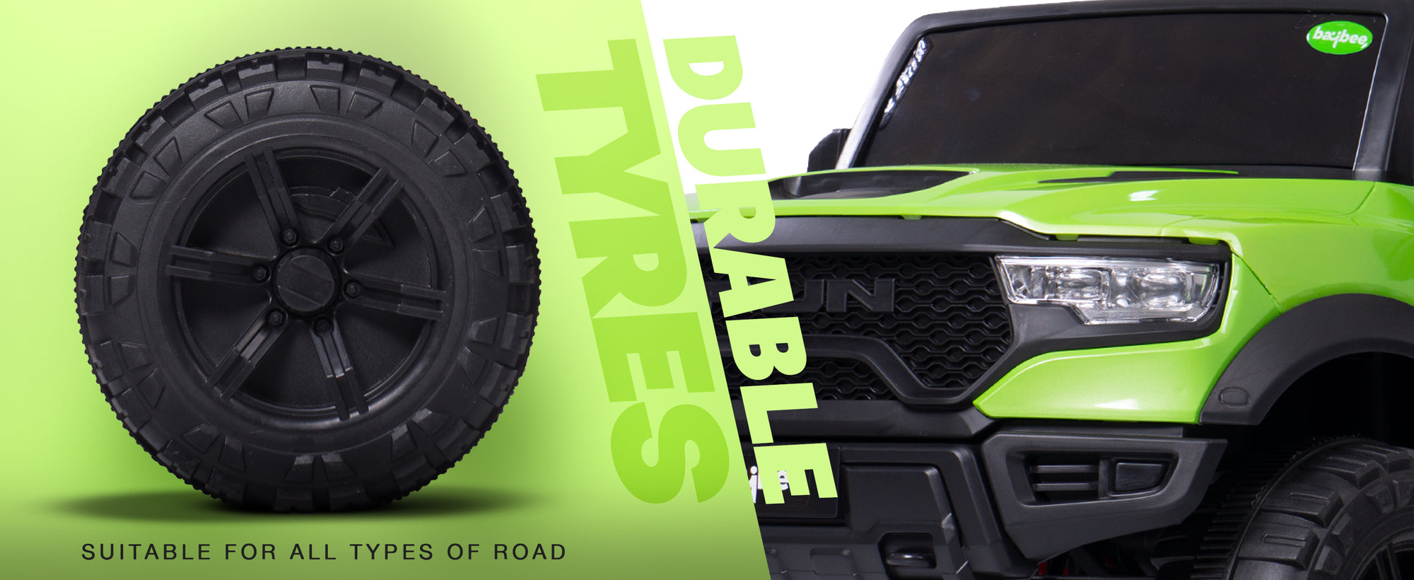 Baybee Run 4X4 Kids Battery Operated Jeep for Kids  (Painted) — slide 1