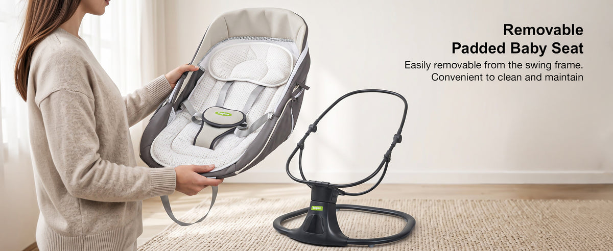Baybee Automatic Baby Swing Cradle with Removable Padded — slide 3