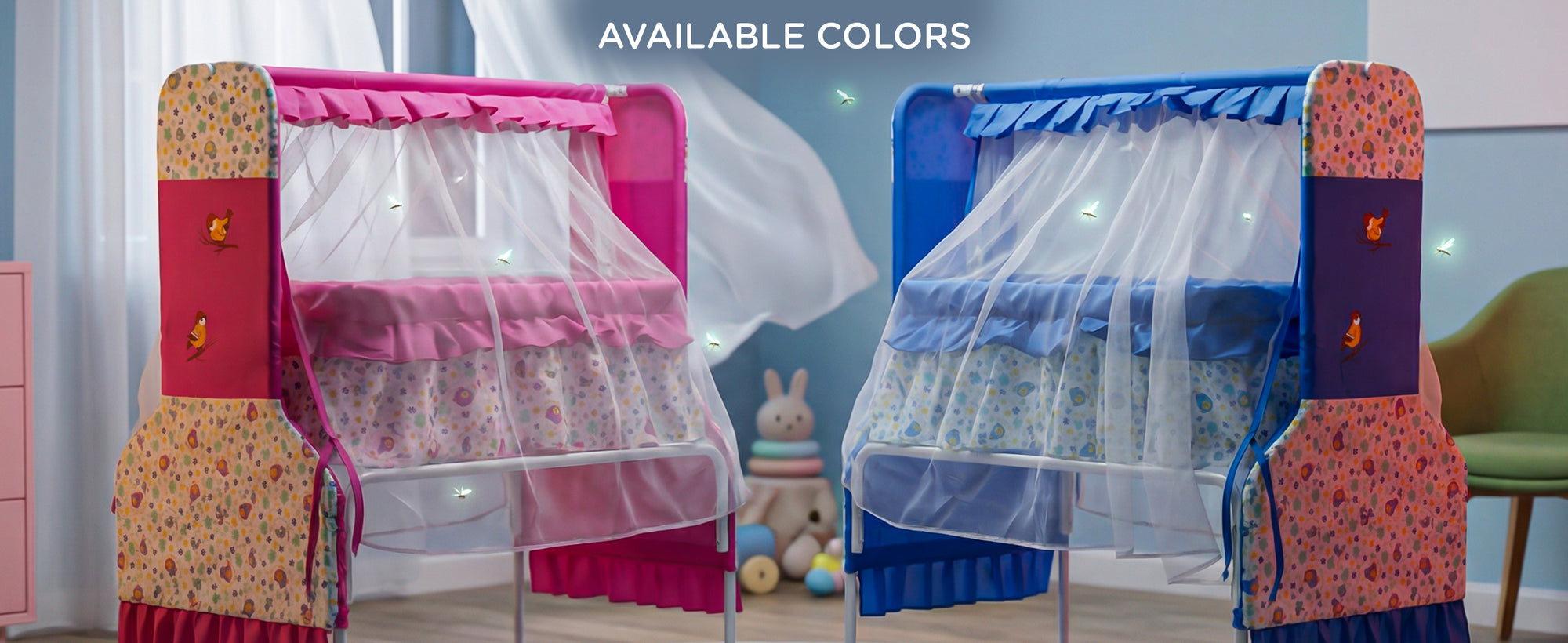 Baybee Baby Swing Cradle for Newborn Babies with Mosquito Net, Infant Jhula, Palna for Kids — slide 2