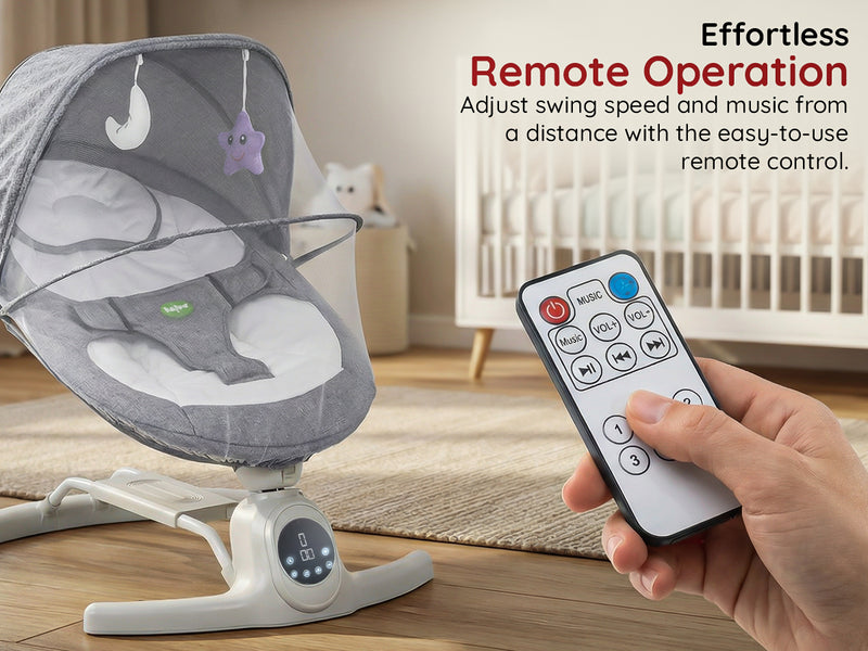 Baybee Wobbles Baby Cradle and Swing Automatic Electric Swing for Baby — slide 1