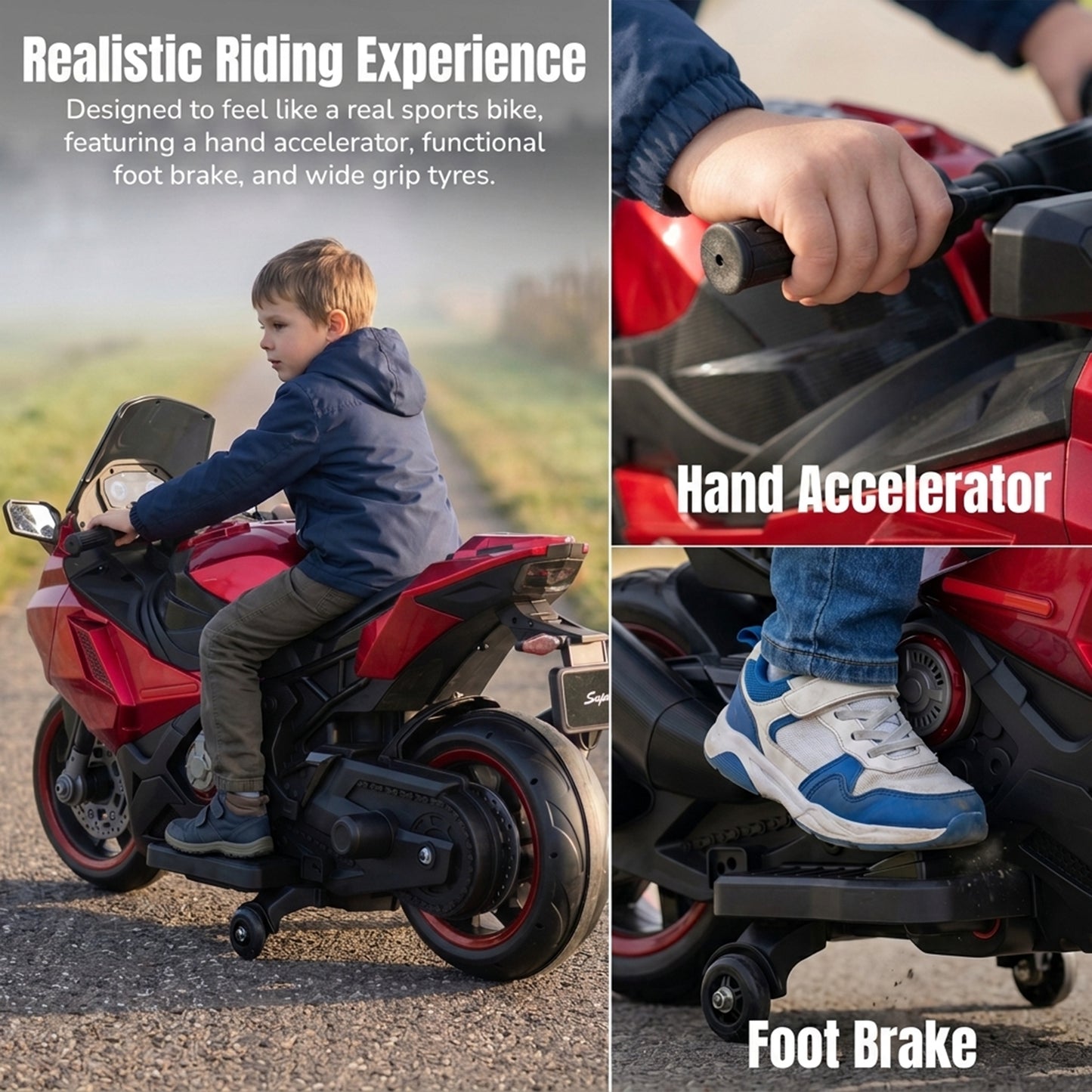 Baybee BoltX Electric Bike for Kids