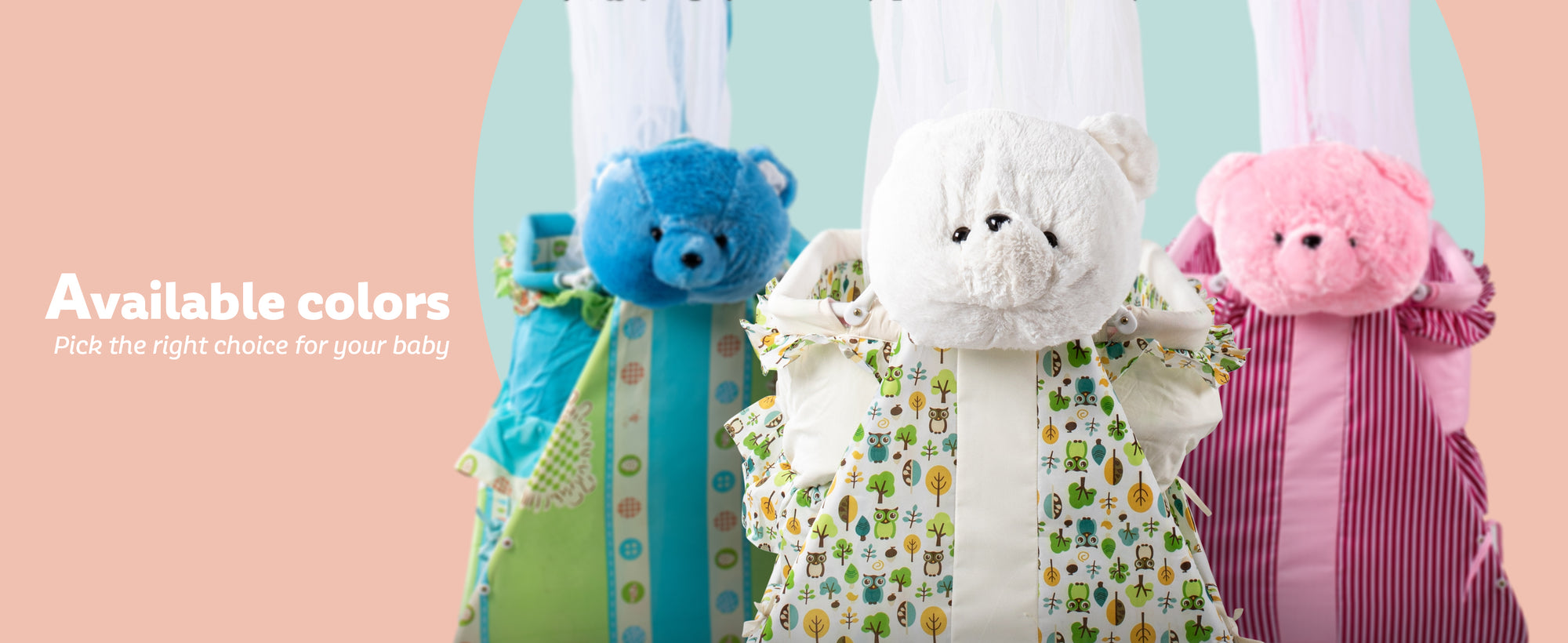 Baybee Fuffy Baby Swing Cradle for Newborn Baby with Mosquito Net, Storage & Wheels — slide 2