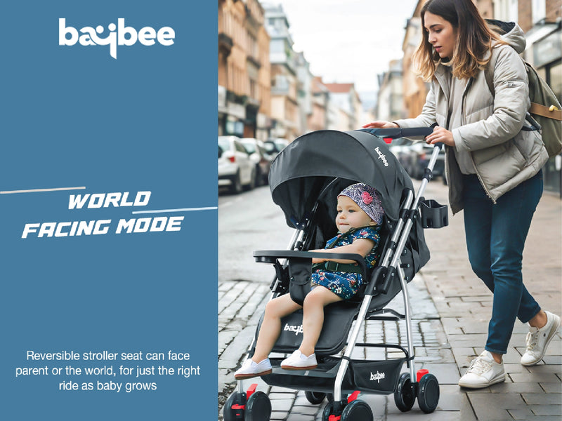 Baybee Aurevo Convertible Infant Baby Pram Stroller for Newborn Babies with 3-Position — slide 1