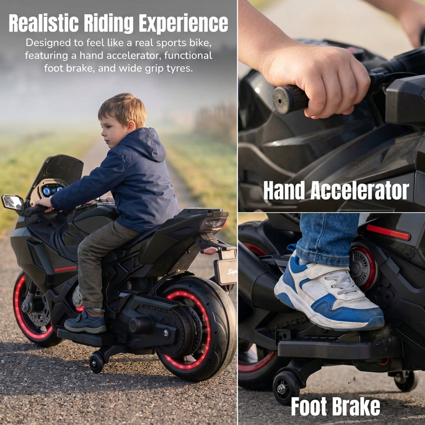 Baybee BoltX Electric Bike for Kids