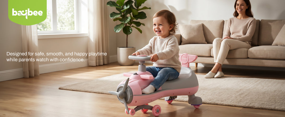 Baybee Cruzo Baby Swing Cars for Kids Baby Cars — slide 1