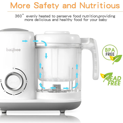 Baybee Blendy 4-in-1 Electric Baby Food Processor for Baby Food Maker with Steamer & Grinder BAYBEE