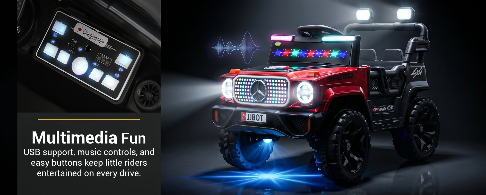 Baybee SpeedRover Baby Battery Operated Jeep for Kids — slide 1