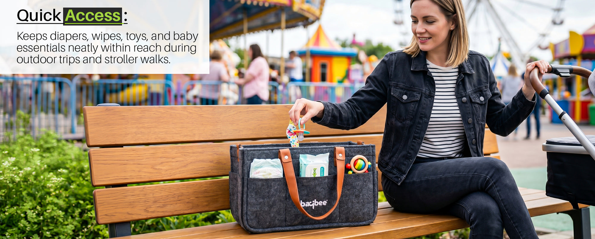 Baybee Tidy Stylish & Modern Diaper Bag for Mothers for Travel — slide 1