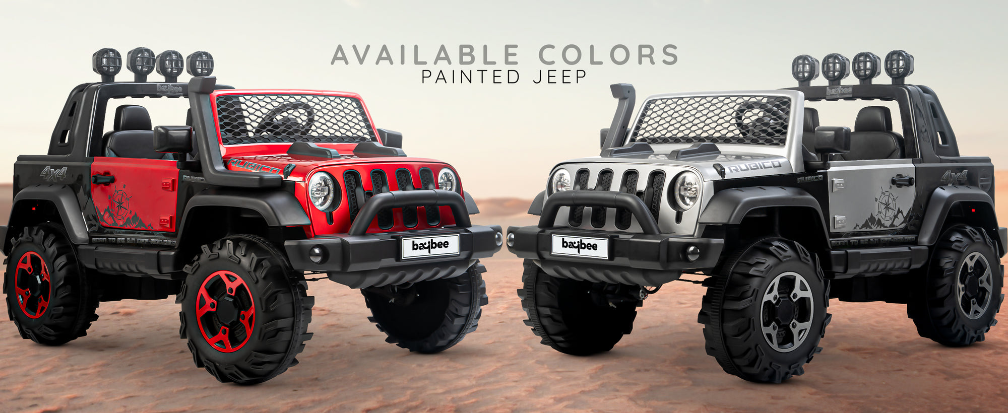 Baybee Atom Rechargeable Battery Operated Jeep for Kids (Painted) — slide 2