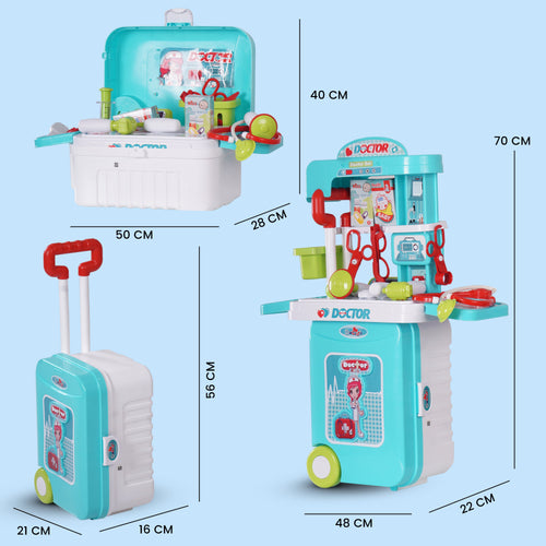 Baybee Doctor Play Set with Suitcase & Portable Pretend Play,Little Doctor Set Toys for Kids BAYBEE
