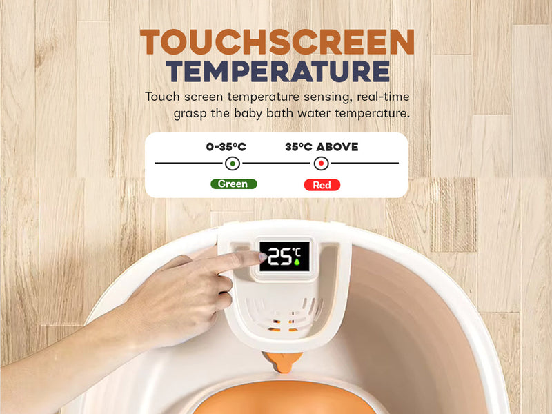 Baybee Dive Baby Bath Tub for Kids Bathing Tub with Touch Monitor & Tray — slide 1