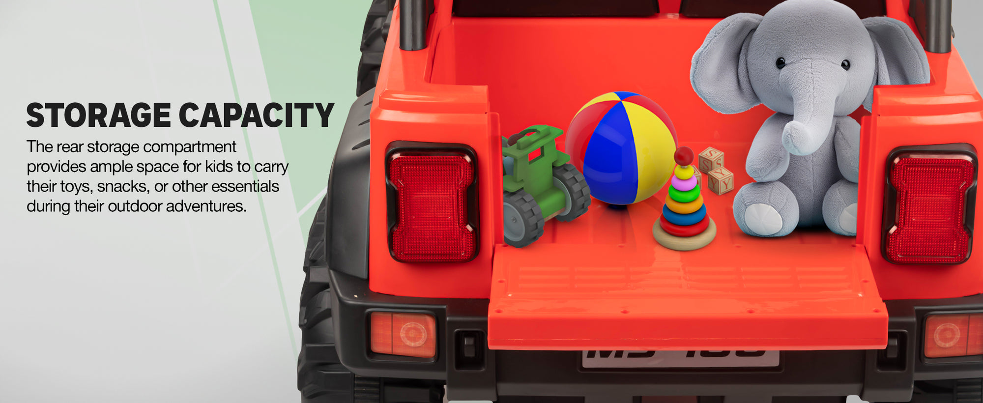 Baybee Atom Rechargeable Battery Operated Jeep for Kids — slide 1