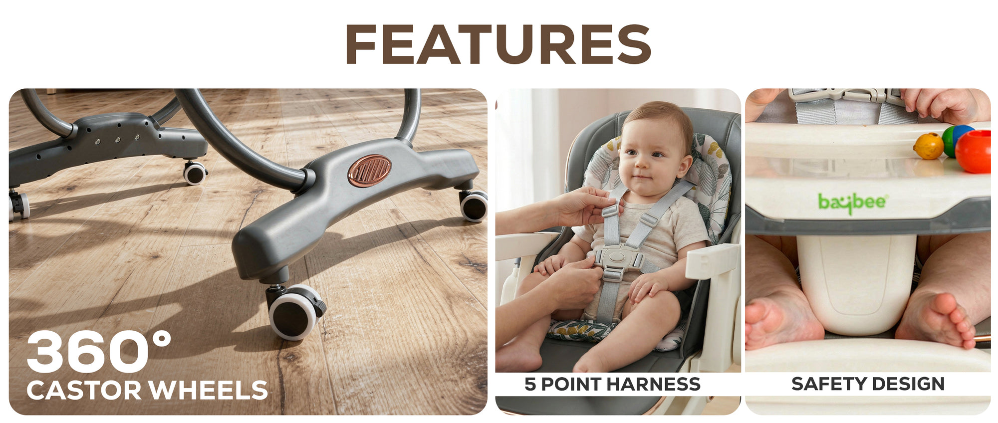 Baybee Tropihigh 4-in-1 High Chair — slide 1