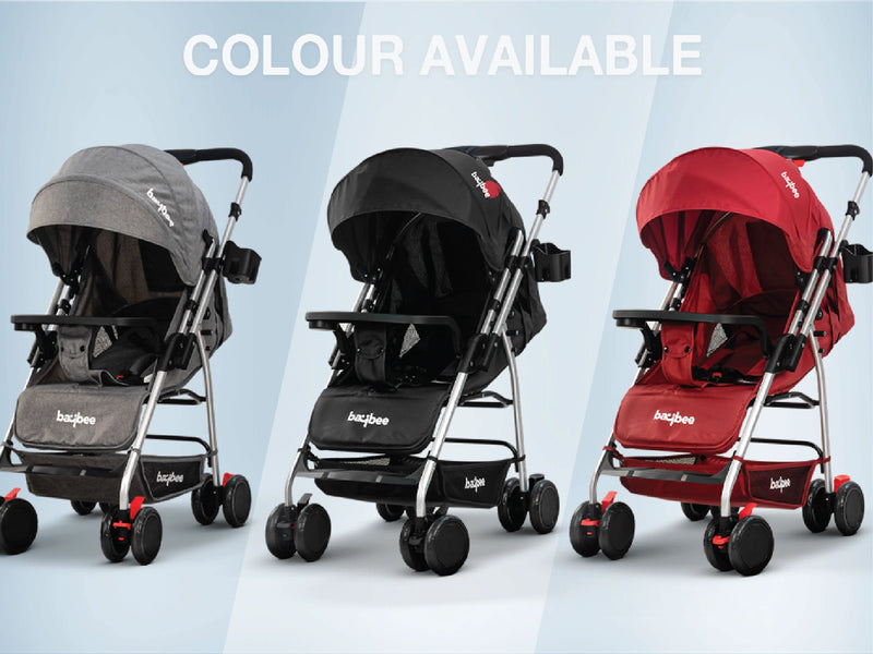 Baybee Aurevo Convertible Infant Baby Pram Stroller for Newborn Babies with 3-Position — slide 2