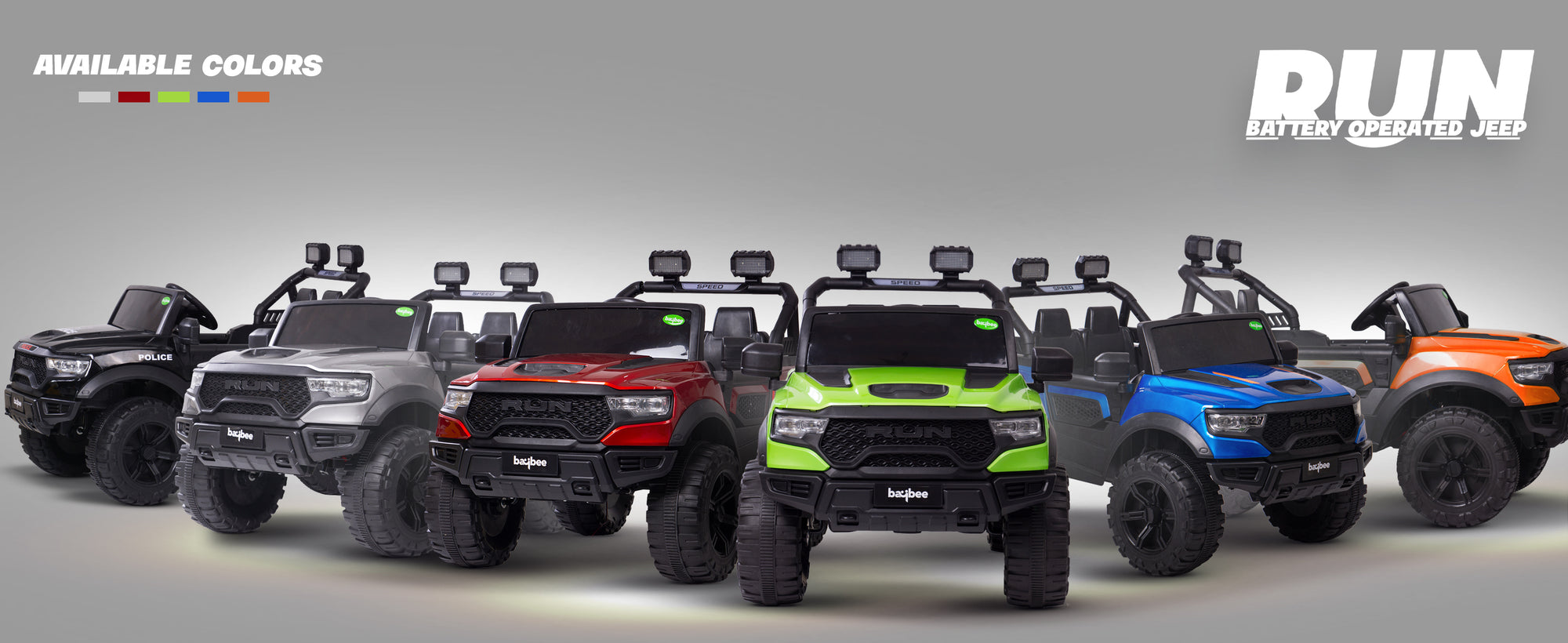 Baybee Run 4X4 Kids Battery Operated Jeep for Kids  (Painted) — slide 3