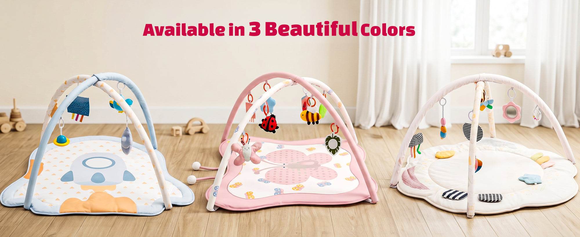 Baybee 2 in 1 Premium Baby Play Gym & Activity Mat for Babies — slide 3
